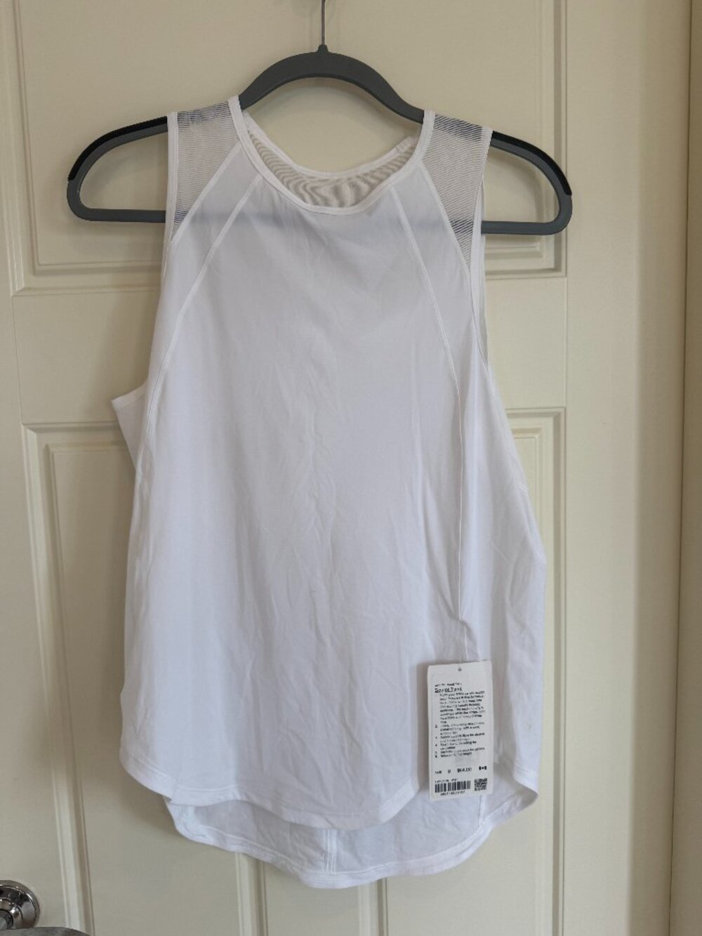 Lululemon Sculpt Tank top Sz 8 NEW with tags, white